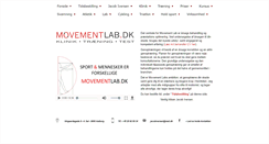 Desktop Screenshot of movementlab.dk